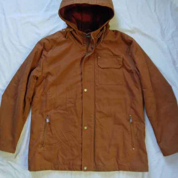 Pendleton Hooded Timber Cruiser Jacket Whiskey Brown Canvas Outdoor Mens XXL - Picture 2 of 16